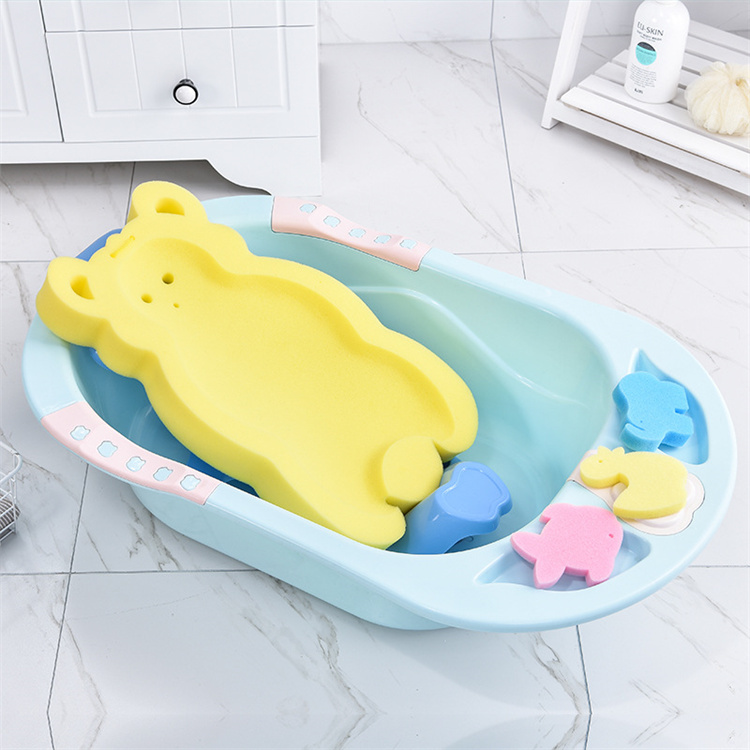 Baby Bad Schwamm rutsch feste Pad Neugeborenen Rack Bad Pad Baby Bad Pad kann sitzen und lange Becken liegen