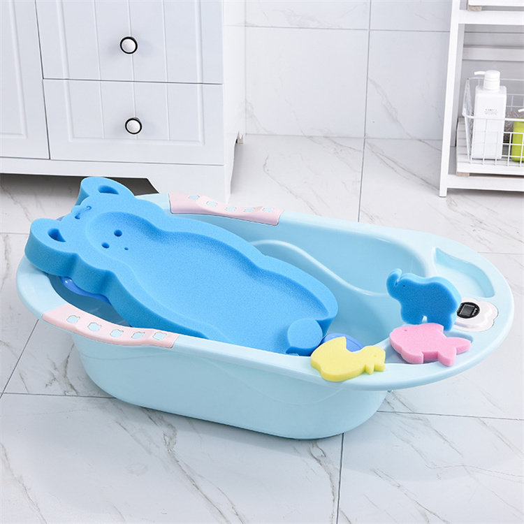 Baby Bad Schwamm rutsch feste Pad Neugeborenen Rack Bad Pad Baby Bad Pad kann sitzen und lange Becken liegen