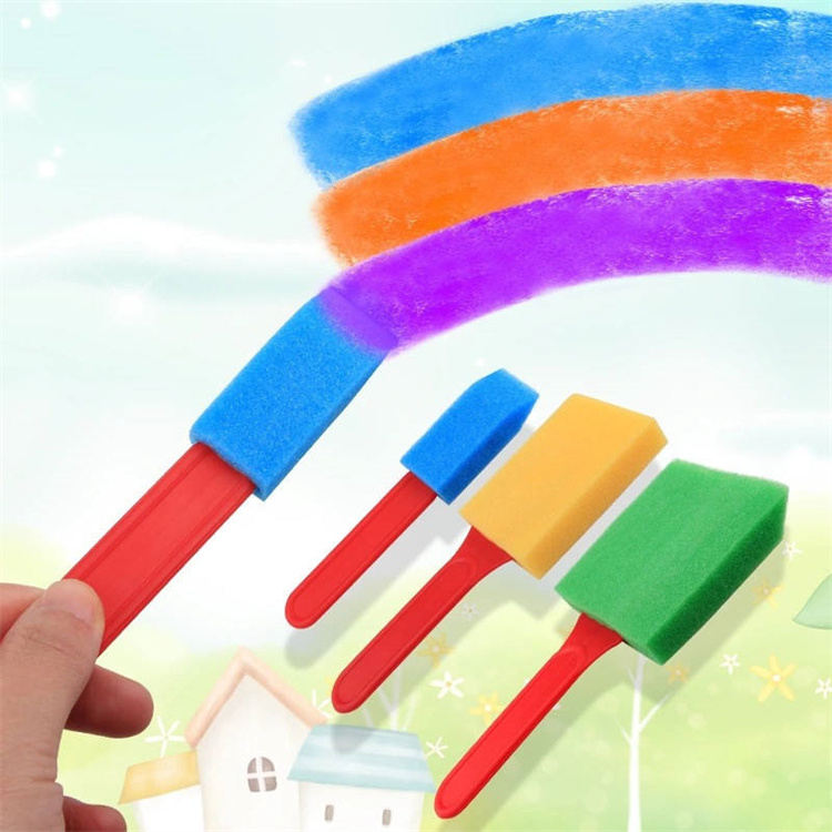 30PCS Kinder Graffiti Werkzeug Roller Schwamm Pinsel Malerei Kind DIY Siegel der Vorschule Kunst liefert Doodle Drawing intelligentes Spielzeug