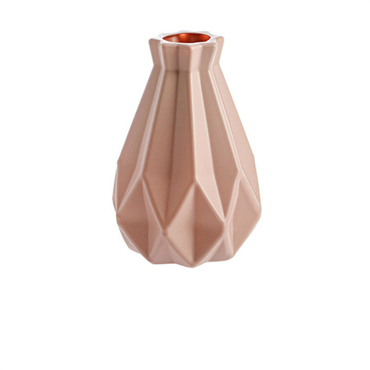 Neuankömmling Nordische Art Große Kunststoff-Blumenvase Kunststoff-Pflanzen vasen Hochwertige moderne Vase