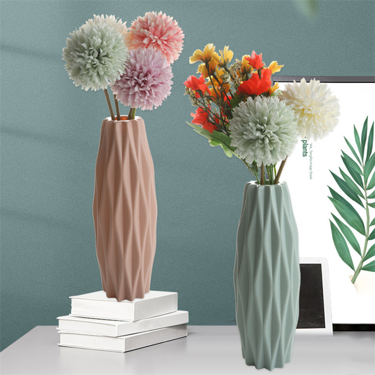 Nordische Plastik vase Plastik blumenvase Wohnzimmer moderne und kreative Einfachheit Haupt dekorationen