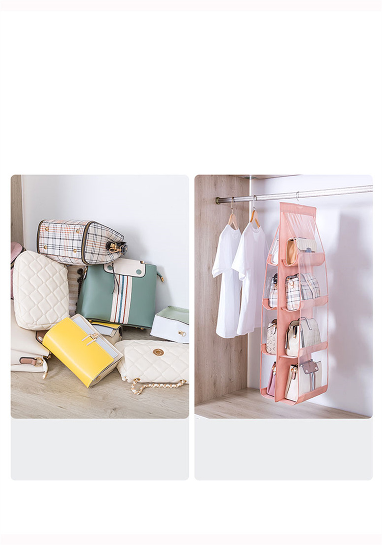 Tasche Kleiderschrank transparente Lagerung hängende Tasche