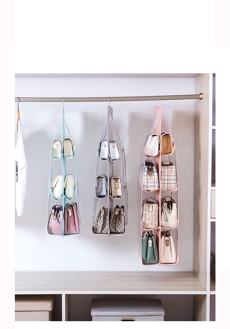 Tasche Kleiderschrank transparente Lagerung hängende Tasche