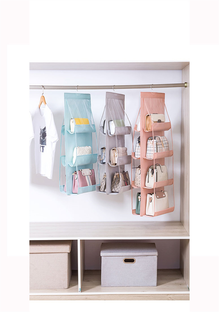 Tasche Kleiderschrank transparente Lagerung hängende Tasche