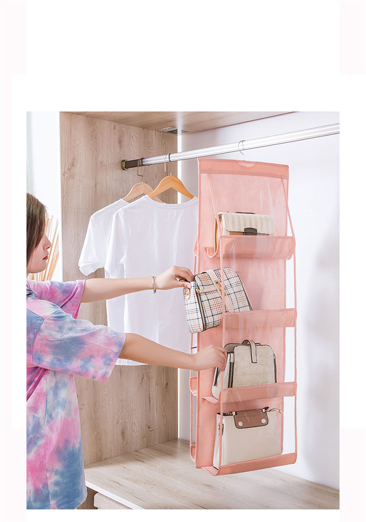 Tasche Kleiderschrank transparente Lagerung hängende Tasche
