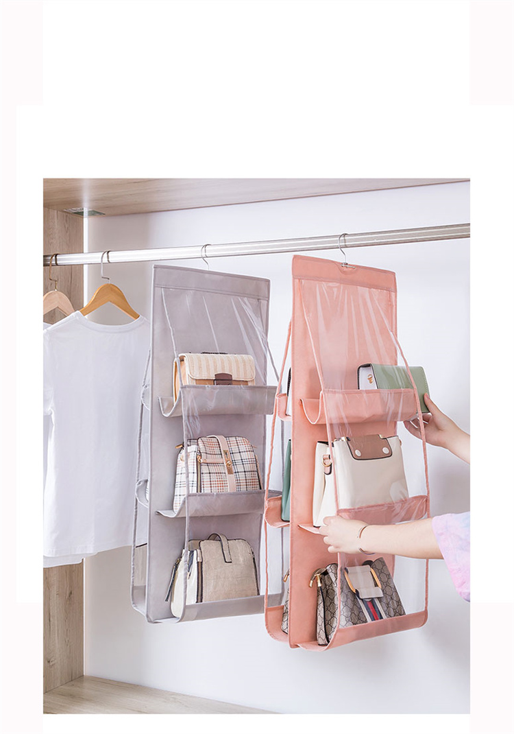 Tasche Kleiderschrank transparente Lagerung hängende Tasche