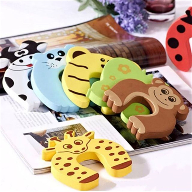 [10 Pakete] Baby Cartoon Sicherheit Tür Stopper Anti Pinch Hand