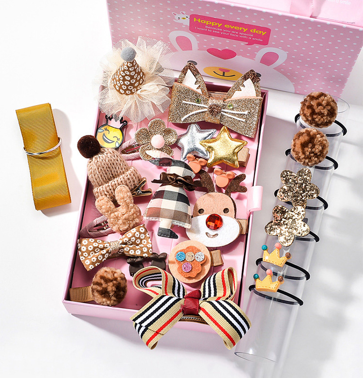 Niancan Kinder Prinzessin Kopfschmuck Haar Kreis Geschenkbox