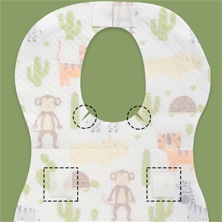 Einweg-Vlies niedliche Karikatur Baby Lätzchen 25 PCs