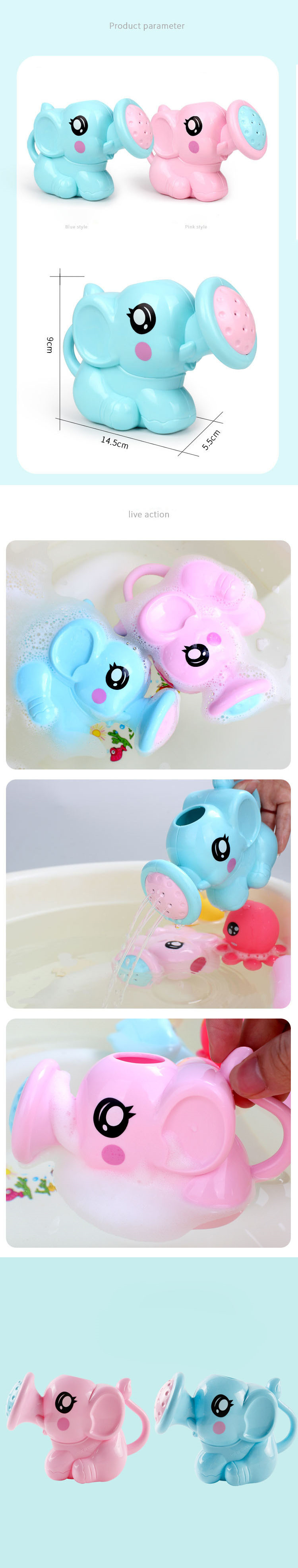 Baby Dusche Elefant Dusche Wasserkocher