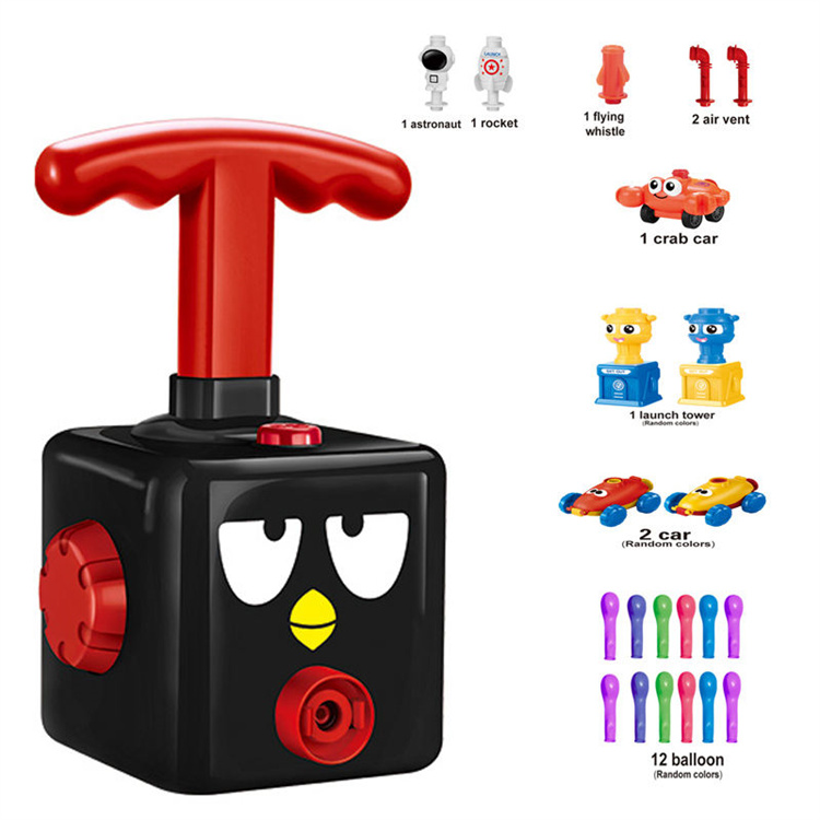 Aerodynamischer Ballon Blasen Auto Baby Spielzeug Set