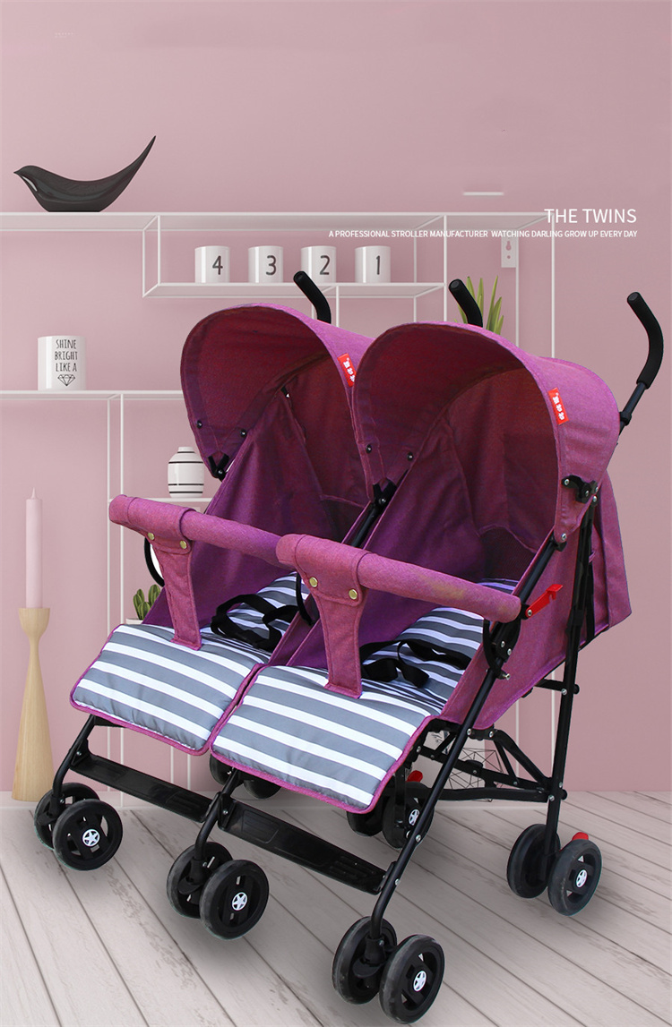 Xingtai Junlian Leichter langlebiger Zwillingsbabywagen