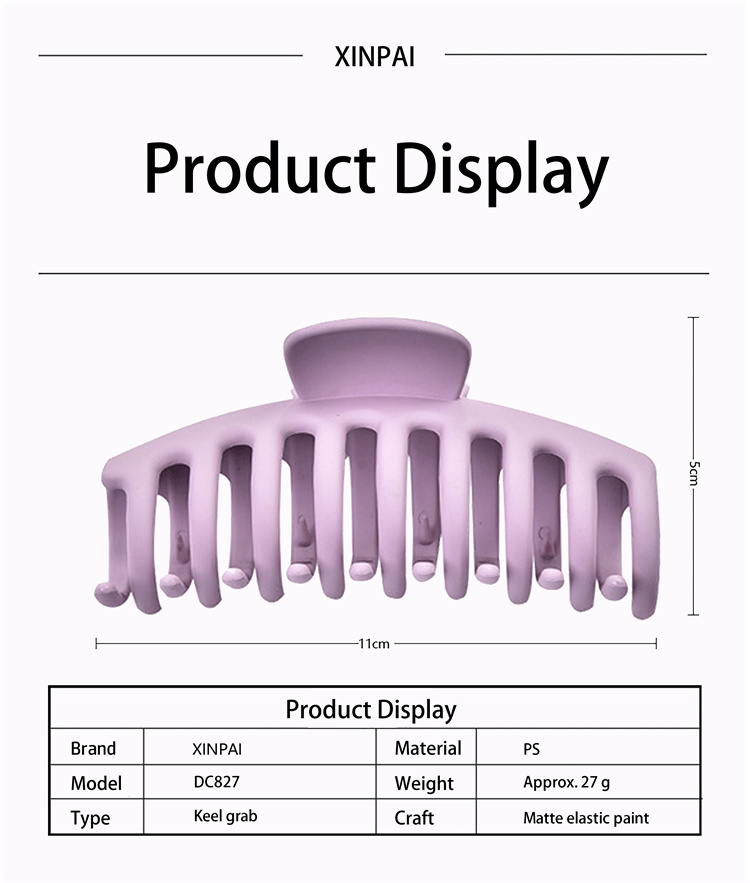 Xinpai Große 8-10cm Hai Clip Haarnadel