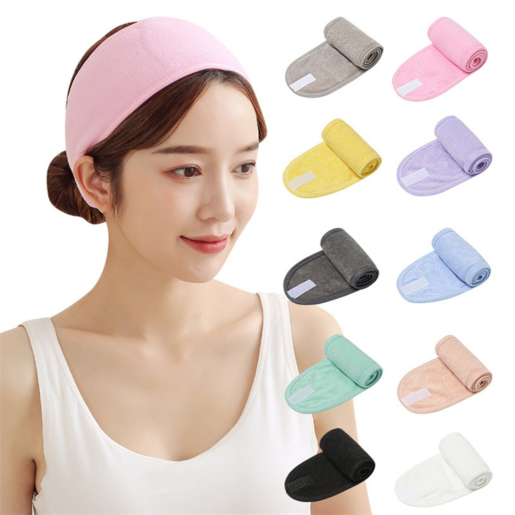Elastisches Gesicht waschen Make-up Stirnband