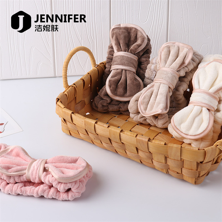 Jennifer Coral Samt Gesichts Make-up Haarband