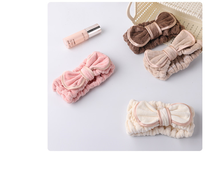 Jennifer Coral Samt Gesichts Make-up Haarband