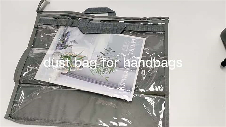 [2 Pakete] atmungsaktiver, feuchtigkeitsbeständiger transparenter Beutel Staubbeutel