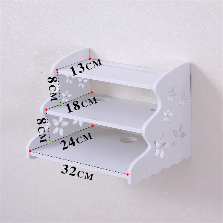 Wandmontiertes Aufbewahrungsregal für multifunktionale Router Box