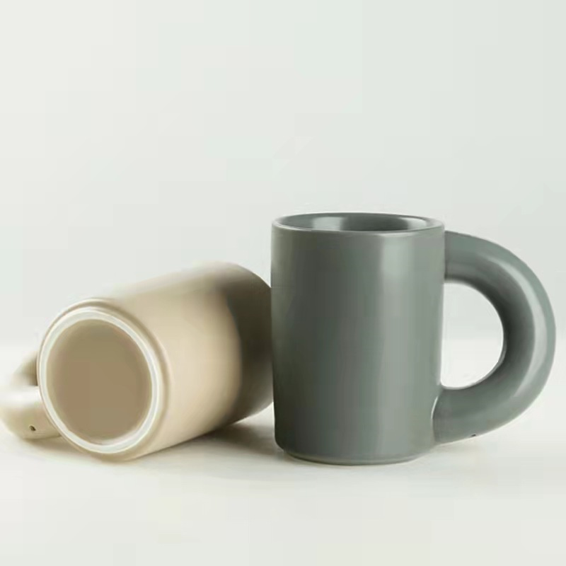 Kreative große Ohr Keramik Tasse