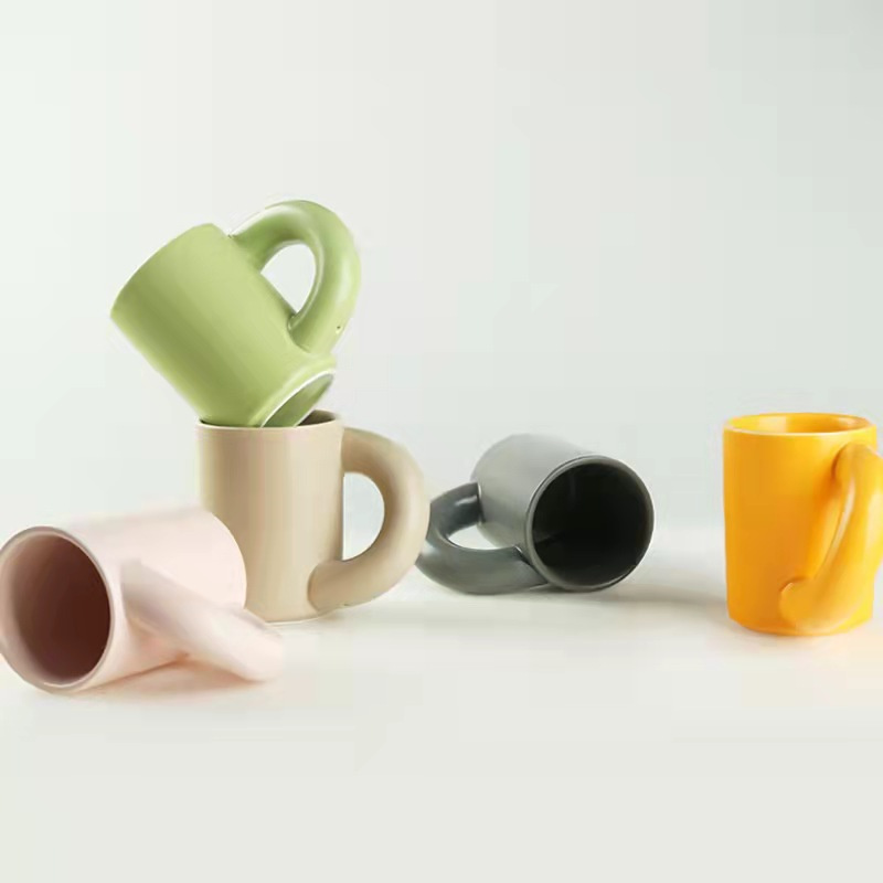 Kreative große Ohr Keramik Tasse