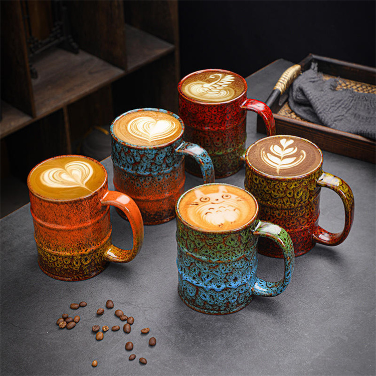 Kreative Vintage Keramik Tasse