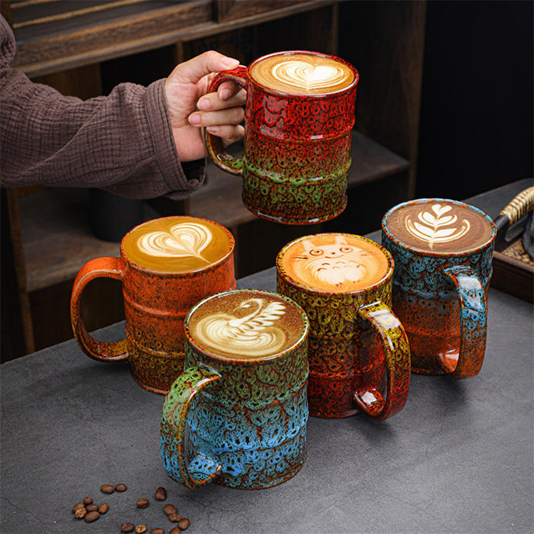 Kreative Vintage Keramik Tasse