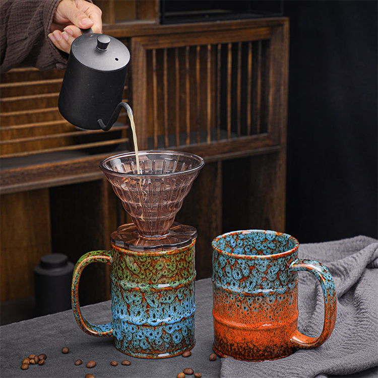 Kreative Vintage Keramik Tasse