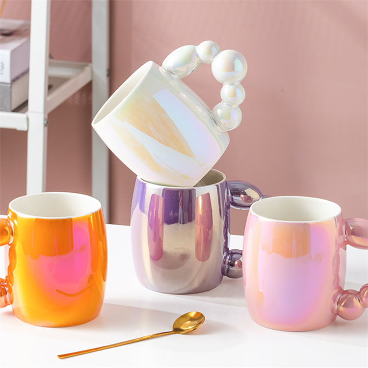 Bunte konservierte Frucht Keramik Becher Wasser Tasse