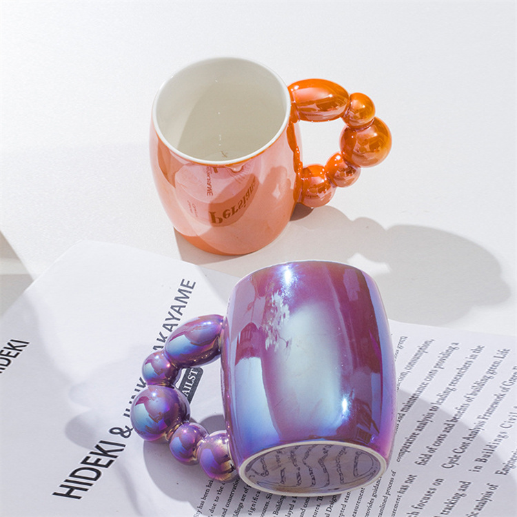 Bunte konservierte Frucht Keramik Becher Wasser Tasse