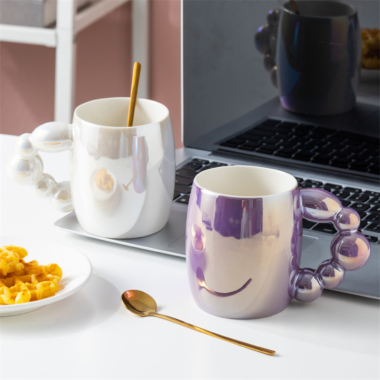 Bunte konservierte Frucht Keramik Becher Wasser Tasse