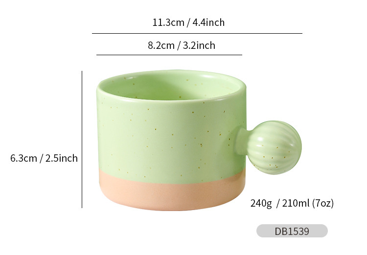 Macarone Ball Griff Kaffeetasse