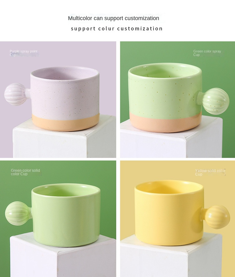Macarone Ball Griff Kaffeetasse