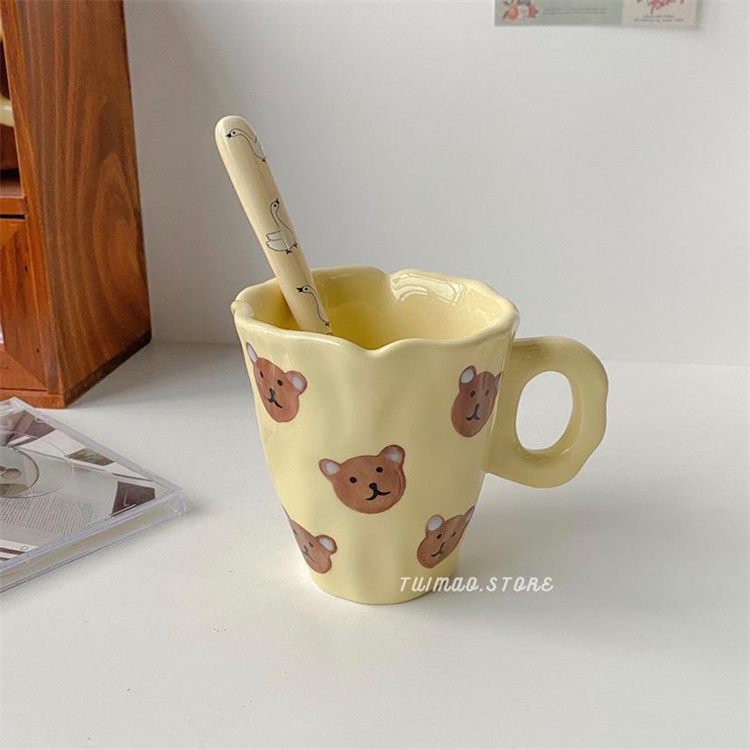Französischer Stil hohe Schönheit Tulpe Becher Wasser Tasse