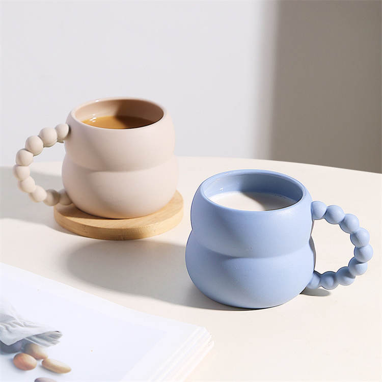 Kürbisförmige einfache Milch Kaffeetasse