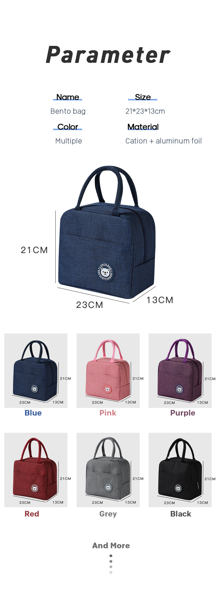 Wärmedämmung Bento Tasche für Büroangestellte