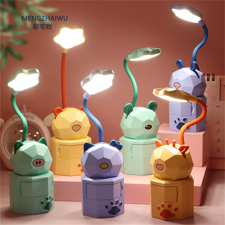 Cartoon Indoor Nachtlicht USB Schreibtischlampe