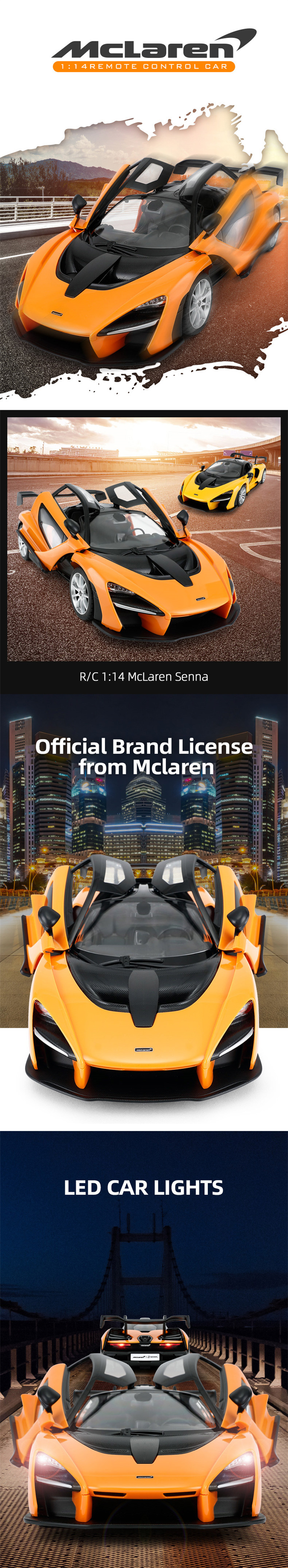 RASTAR McLaren 1:14 Cross -Country Fernsteuerung Spielzeugauto -Modell