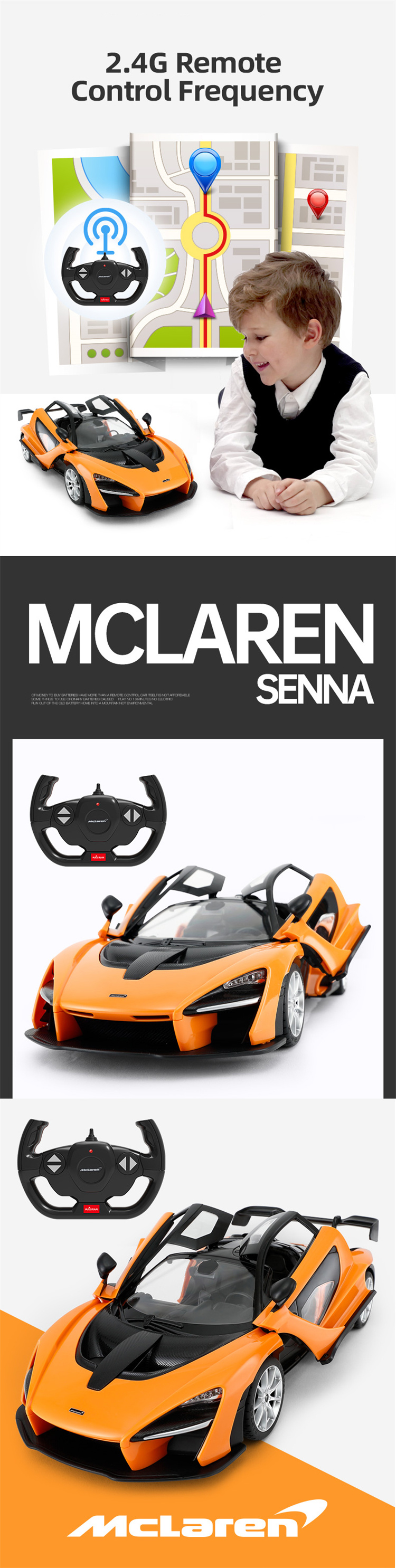 RASTAR McLaren 1:14 Cross -Country Fernsteuerung Spielzeugauto -Modell