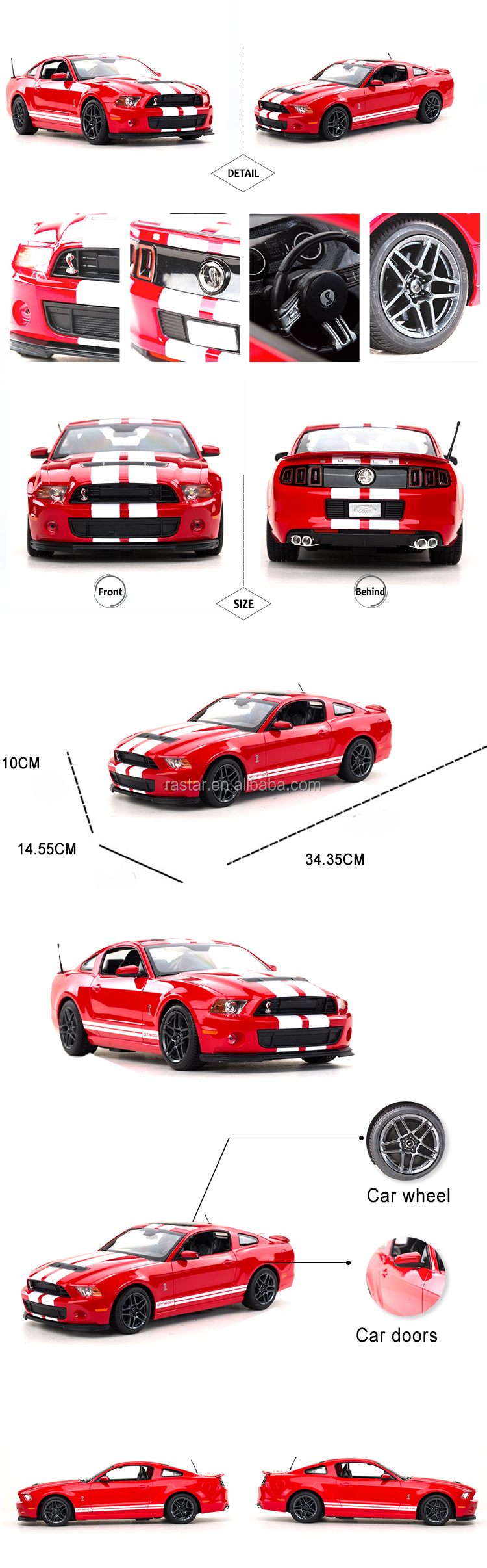 RASTAR Ford 1:14 Fernbedienung Spielzeugwagenmodell