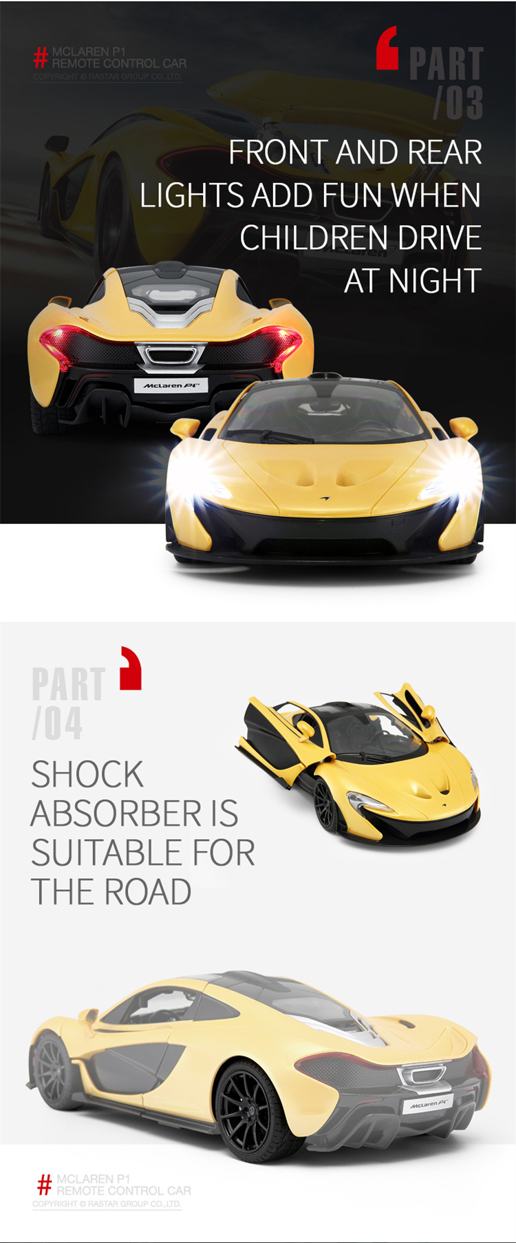 RASTAR McLaren 1:14 Fernsteuerung Spielzeugauto -Modell