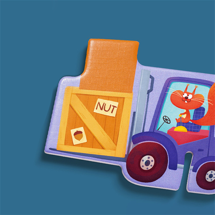 TOI Cartoon Tier doppeltes Puzzle Baby intellektuelles Spielzeug