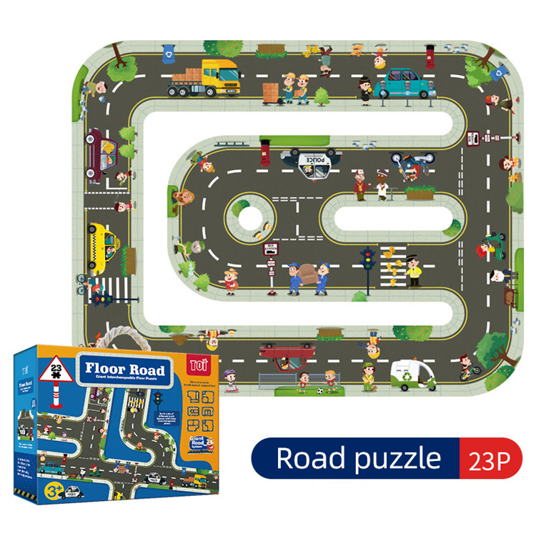 TOI Städtische Verkehrsbahnboden Baby Puzzle Puzzle