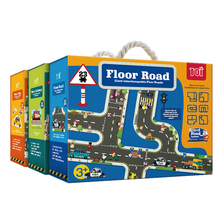 TOI Städtische Verkehrsbahnboden Baby Puzzle Puzzle