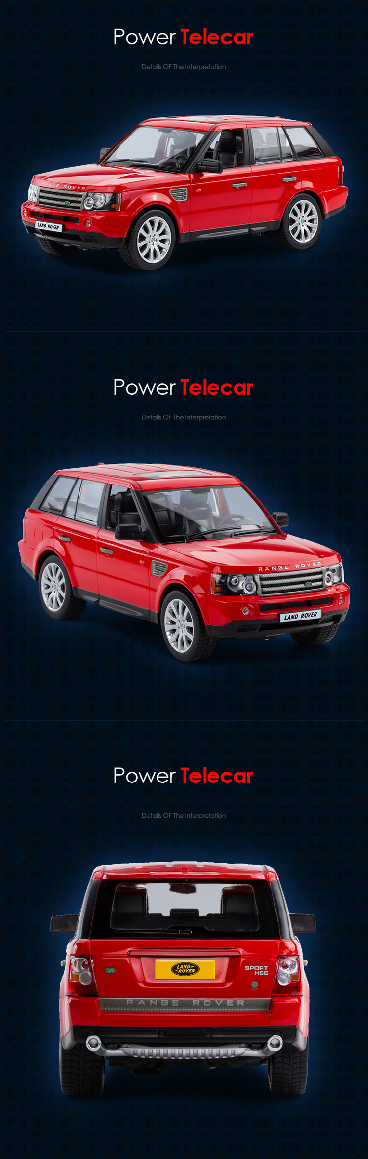 RASTAR Land Rover Range Rover 1:14 Remote Toy Car Car Model