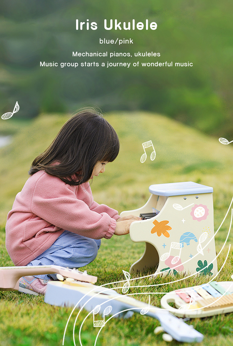 Classic World Holzgitarre Frühkinder -Musikinstrument für Kinder