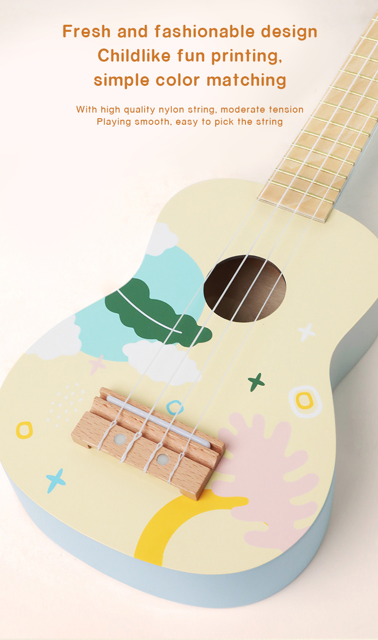 Classic World Holzgitarre Frühkinder -Musikinstrument für Kinder