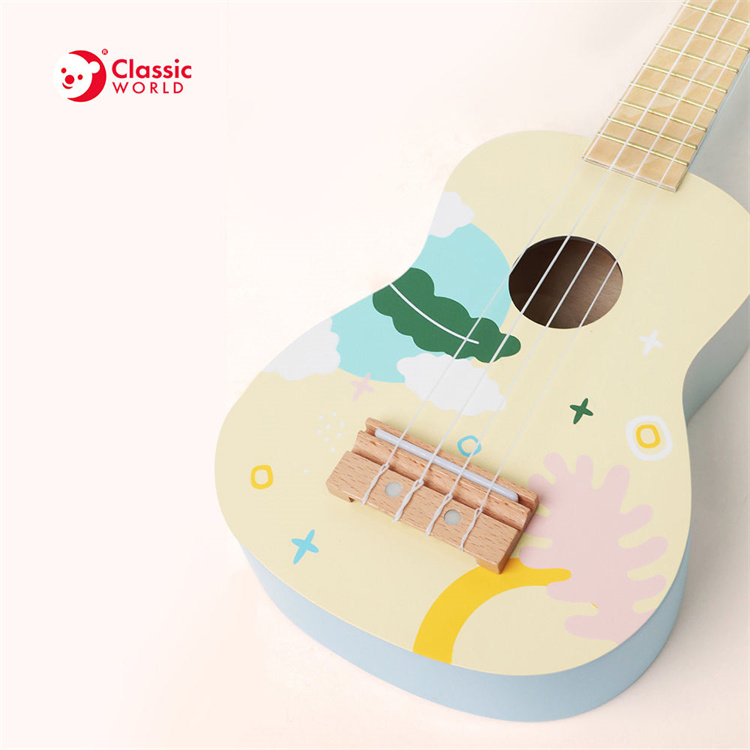 Classic World Holzgitarre Frühkinder -Musikinstrument für Kinder