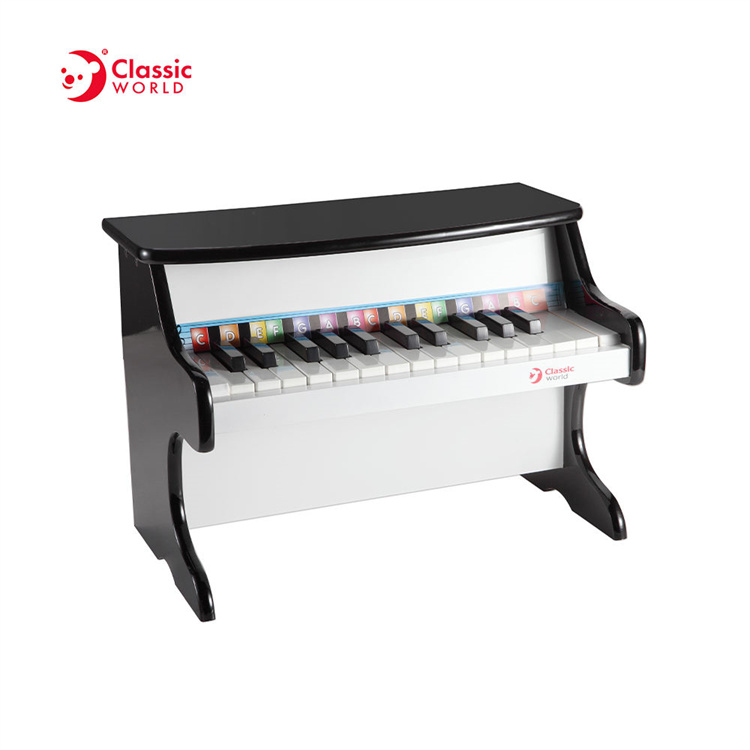 Classic World Hölzerne Schwarze Kinderklavier