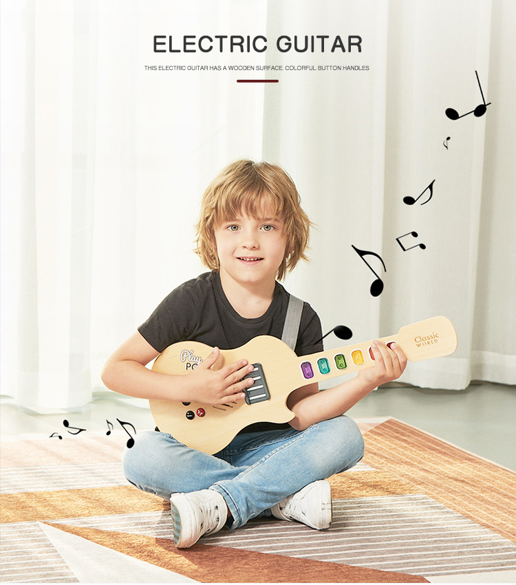 Classic World Kinderhölzerner elektrischer Glory Gitarre