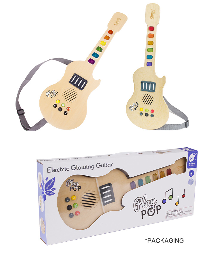 Classic World Kinderhölzerner elektrischer Glory Gitarre